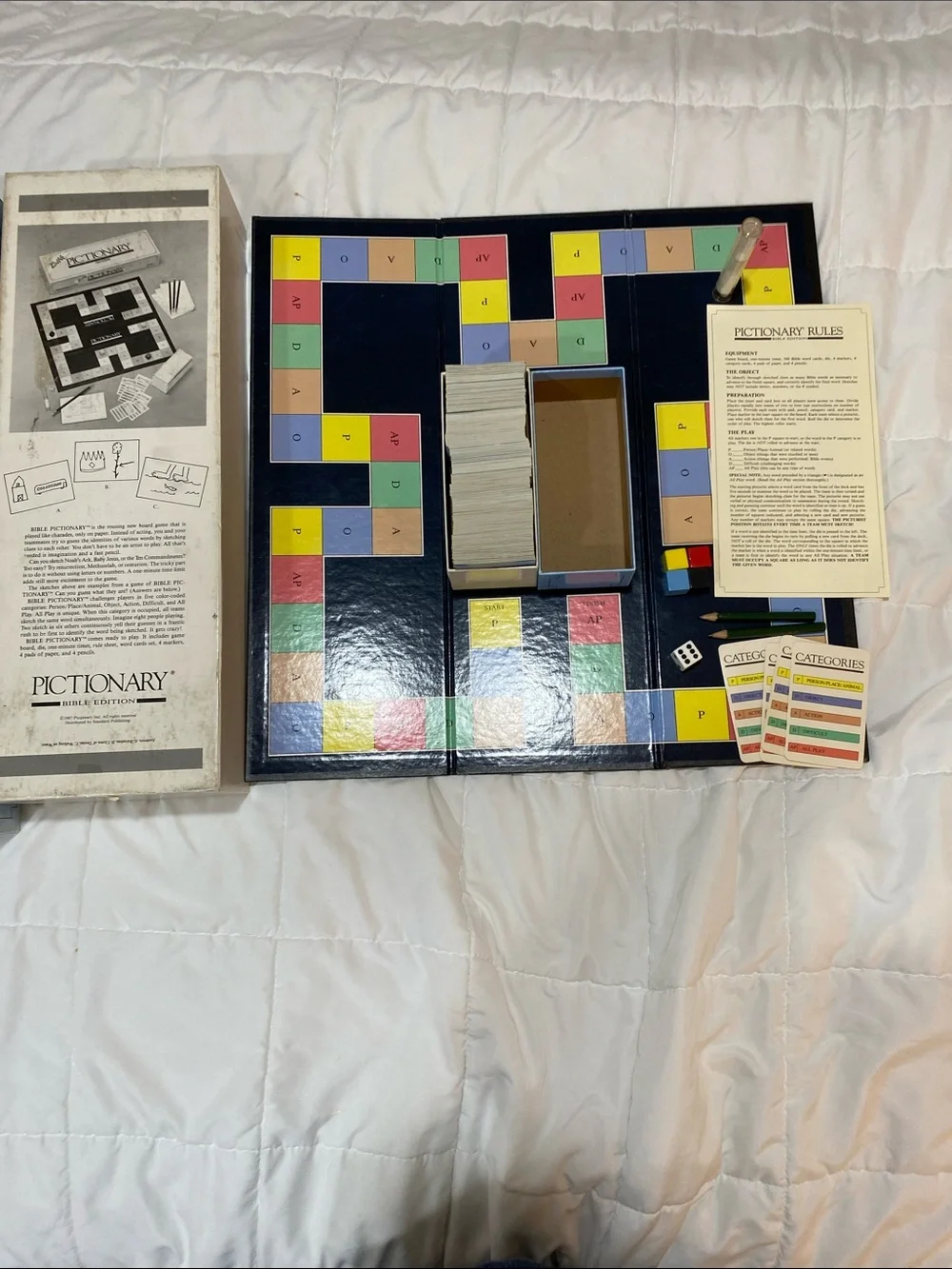 Bible Drawing Game - Light Blue